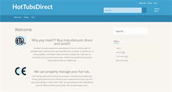 Desktop Screenshot of hottubdirect.net