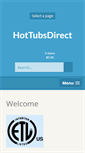 Mobile Screenshot of hottubdirect.net