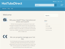 Tablet Screenshot of hottubdirect.net